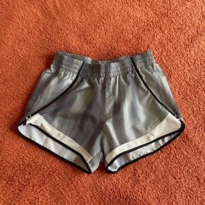 Athletic Shorts Black Gray and White XS